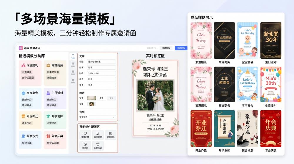 保姆级婚礼电子请柬制作指南｜低成本打造高级感唯美请柬，小白也能上手